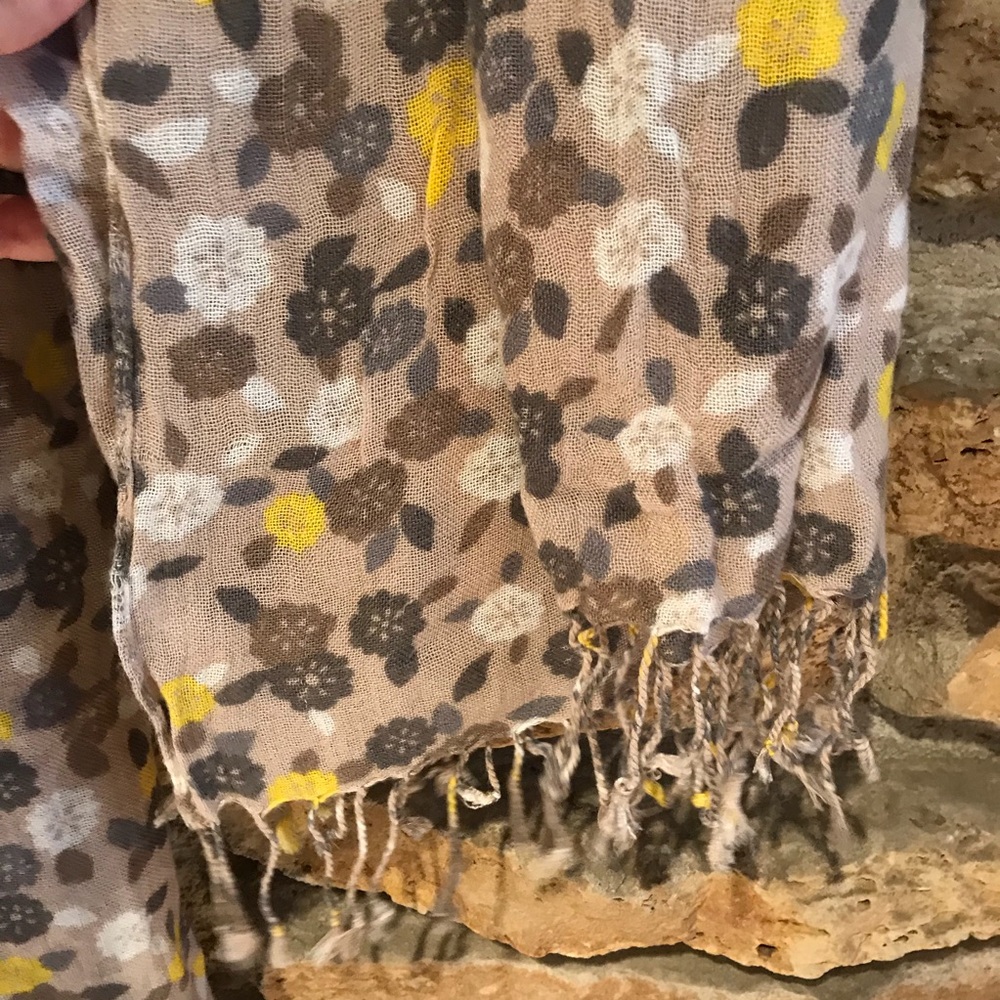 Floral Print Scarf